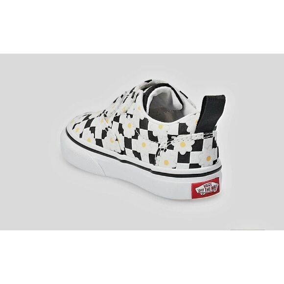 NIB CHECKERBOARD DAISY GIRLS VANS SNEAKERS - Picture 5 of 8